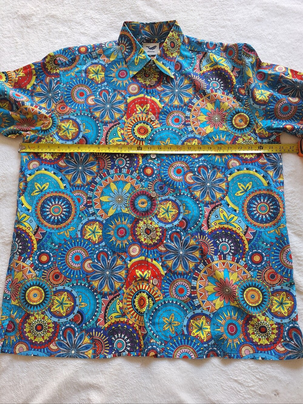 [BUNDLE OF 2] Yiume Men's Hawaiian Shirts XL 100% Cotton Mandala India Palace - Picture 6 of 14